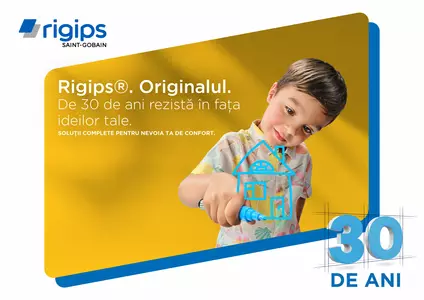 30 de ani de inovație și excelență Rigips® sub umbrela Saint-Gobain