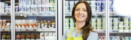 Sticlă pentru industria frigului comercial