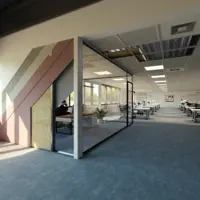 Pereţi de compartimentare pentru birouri și plafoane suspendate din gama Gyptone®