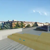 Realizarea acoperişului terasă cu circulaţie pietonală ocazională și panouri fotovoltaice