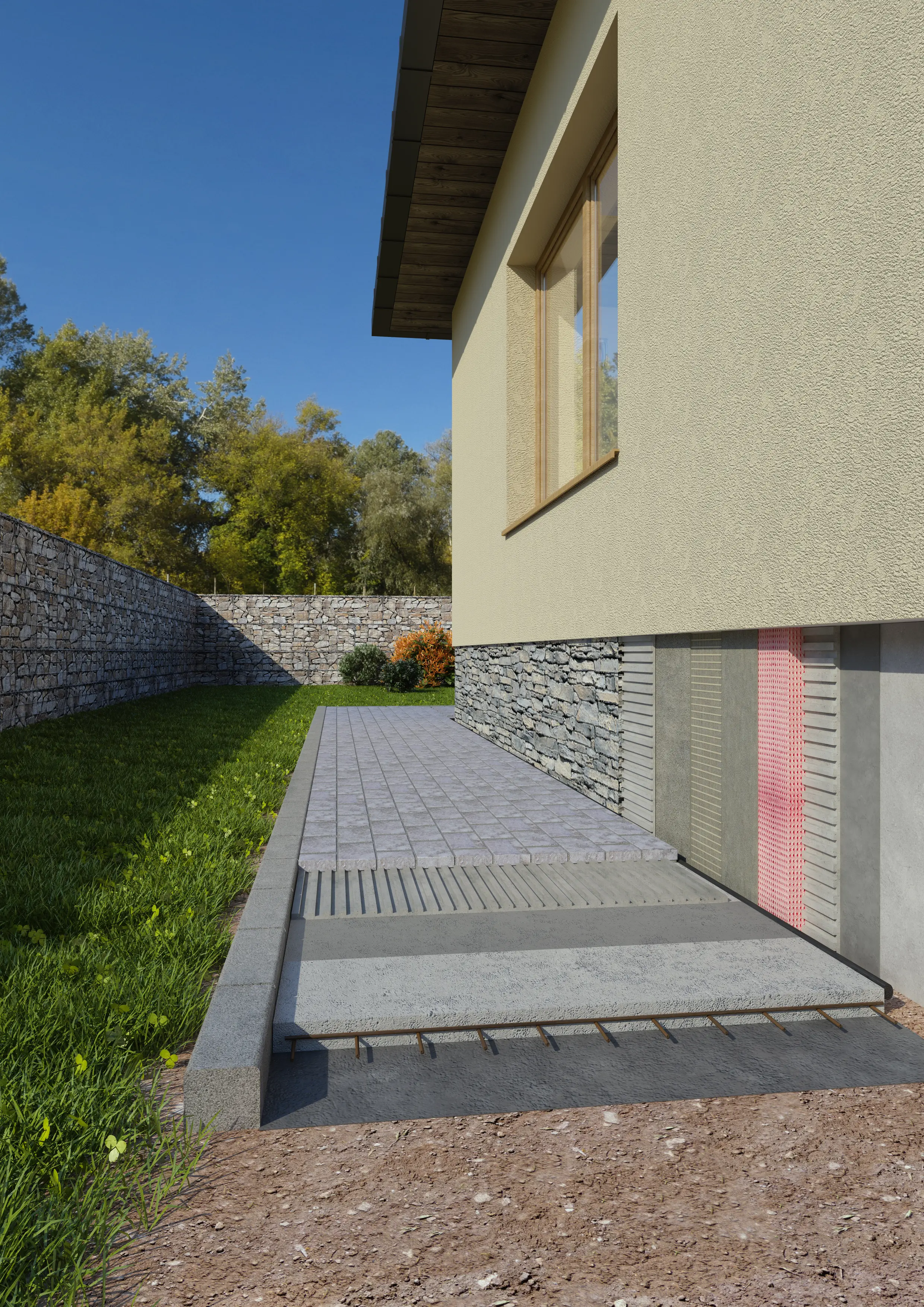 Termoizolarea și hidroizolarea soclurilor (protecţie ape pluviale)