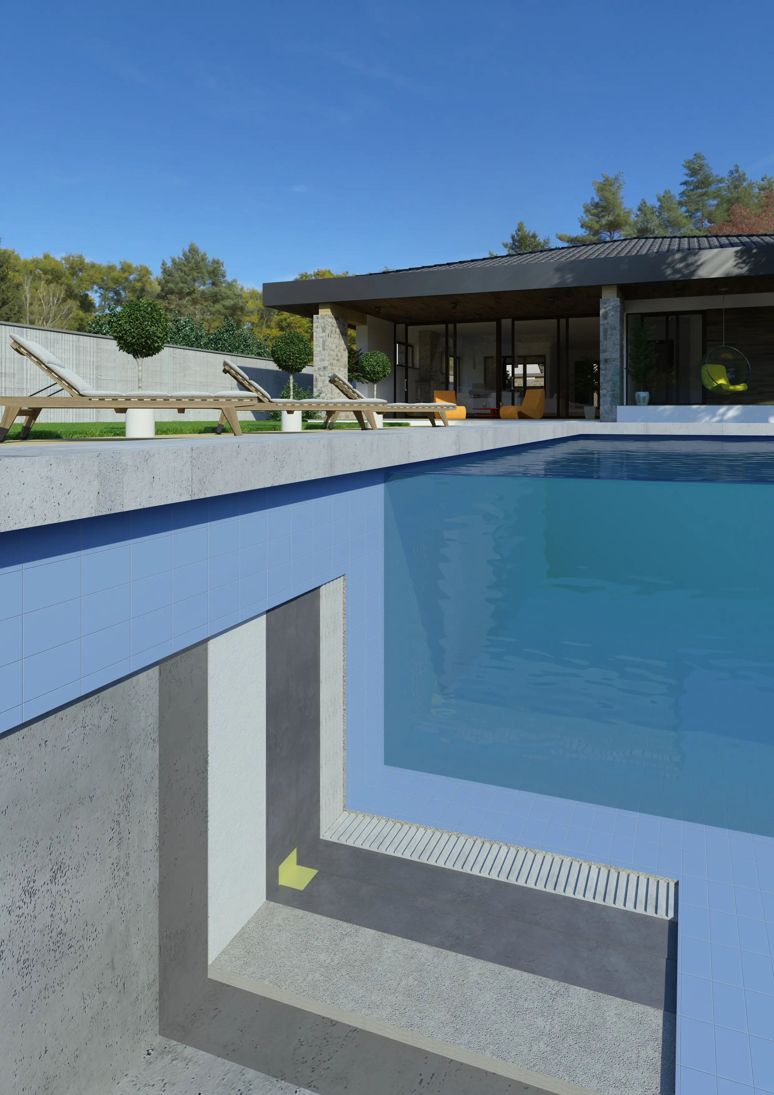 Amenajarea piscinelor exterioare