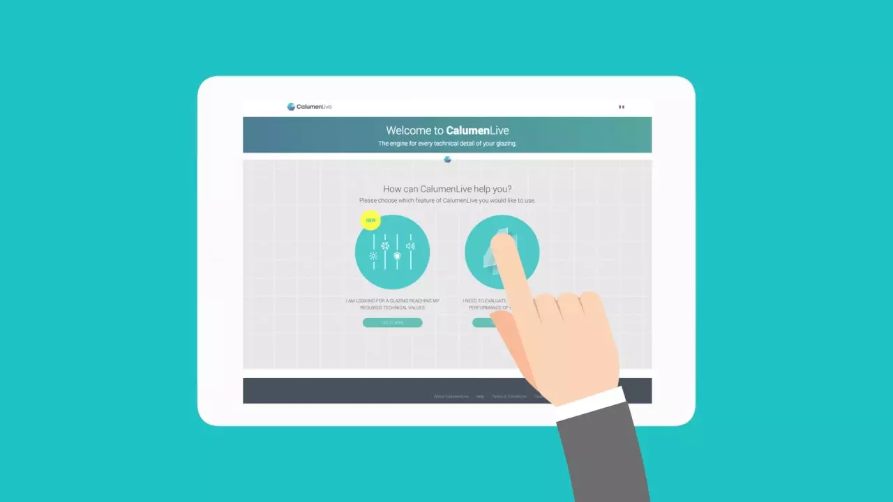 CalumenLive, the engine for every technical detail of your glazing thumbnail